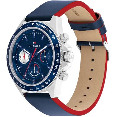 Tommy Hilfiger Montre Clark 44mm Navy / Navy One Size Homme - Publicité Tommy Hilfiger Montre Clark 44mm Navy / Navy One Size Homme - Publicité
