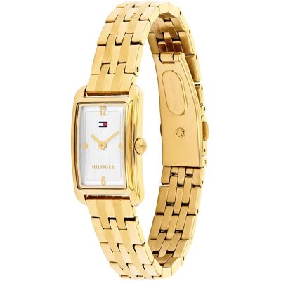 Tommy Hilfiger Montre Pour Femme Madison 16mm Gold / White One Size Femme - Publicité Tommy Hilfiger Montre Pour Femme Madison 16mm Gold / White One Size Femme - Publicité