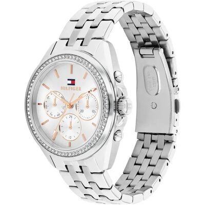 Tommy Hilfiger Montre Pour Femme Mellie 36mm Silver / White One Size Femme - Publicité Tommy Hilfiger Montre Pour Femme Mellie 36mm Silver / White One Size Femme - Publicité