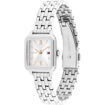 Tommy Hilfiger Montre Pour Femme Mia 24mm Silver / Silver One Size - Publicité Tommy Hilfiger Montre Pour Femme Mia 24mm Silver / Silver One Size - Publicité