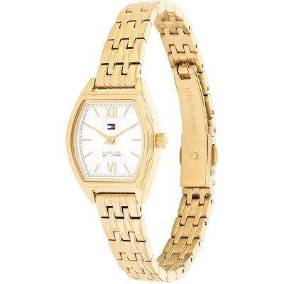 Tommy Hilfiger Montre Pour Femme Norah 22mm Gold / White One Size Femme - Publicité Tommy Hilfiger Montre Pour Femme Norah 22mm Gold / White One Size Femme - Publicité