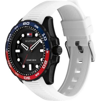 Tommy Hilfiger Montre Regatta 42mm White / Black One Size Homme - Publicité Tommy Hilfiger Montre Regatta 42mm White / Black One Size Homme - Publicité