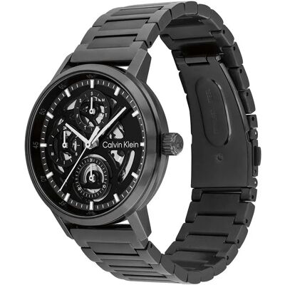 Calvin Klein Watches Montre Gauge 41mm Black / Black One Size Homme - Publicité Calvin Klein Watches Montre Gauge 41mm Black / Black One Size Homme - Publicité