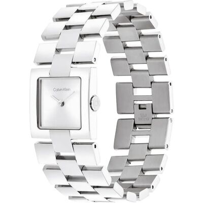 Calvin Klein Watches Montre Pour Femme Meridian 22mm Silver / Silver One Size Femme - Publicité Calvin Klein Watches Montre Pour Femme Meridian 22mm Silver / Silver One Size Femme - Publicité