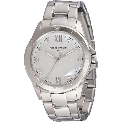Pierre Cardin Montre Pour Femme Cf.1009.ms 34mm 3atm Quartz Analogical Grey / Grey / Mineral One Size Femme - Publicité Pierre Cardin Montre Pour Femme Cf.1009.ms 34mm 3atm Quartz Analogical Grey / Grey / Mineral One Size Femme - Publicité