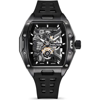 Police Montre Batman 44.5mm 5atm Quartz Analogical Black / Black One Size - Publicité Police Montre Batman 44.5mm 5atm Quartz Analogical Black / Black One Size - Publicité