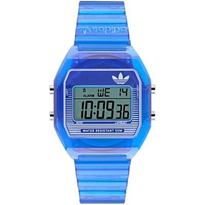 Adidas Montre Aost25537 36mm 5atm Quartz/digital Blue / Acrylic One Size Homme,Femme - Publicité Adidas Montre Aost25537 36mm 5atm Quartz/digital Blue / Acrylic One Size Homme,Femme - Publicité