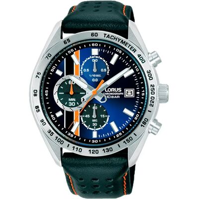 Lorus Watches Montre Rm303kx9 43mm 10atm Quartz/analogical Black / Blue / Mineral One Size Homme - Publicité Lorus Watches Montre Rm303kx9 43mm 10atm Quartz/analogical Black / Blue / Mineral One Size Homme - Publicité