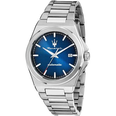 Maserati Montre Velocità Slim 40mm 10atm Automatic/analogical Silver / Blue / Mineral One Size Homme - Publicité Maserati Montre Velocità Slim 40mm 10atm Automatic/analogical Silver / Blue / Mineral One Size Homme - Publicité