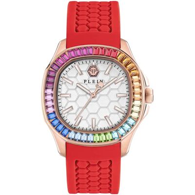 Philipp Plein Montre Pour Femme Spectre 37mm 5atm Quartz/analogical Gold / White / Mineral One Size Femme - Publicité Philipp Plein Montre Pour Femme Spectre 37mm 5atm Quartz/analogical Gold / White / Mineral One Size Femme - Publicité