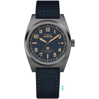 Timex Montre Expedition North 39mm 5atm Quartz/analogical Blue / Blue / Mineral One Size Homme - Publicité Timex Montre Expedition North 39mm 5atm Quartz/analogical Blue / Blue / Mineral One Size Homme - Publicité