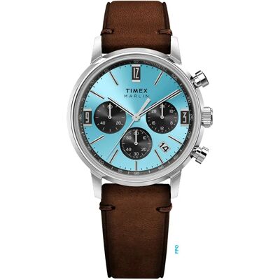 Timex Montre Marlin Tw2y66600 40mm 5atm Quartz/analogical Brown / Blue / Acrylic One Size Homme - Publicité Timex Montre Marlin Tw2y66600 40mm 5atm Quartz/analogical Brown / Blue / Acrylic One Size Homme - Publicité