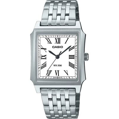 Casio Montre Mtp-b190 40.0mm 5atm Quartz Analog Silver / Silver / White / Mineral One Size Homme - Publicité Casio Montre Mtp-b190 40.0mm 5atm Quartz Analog Silver / Silver / White / Mineral One Size Homme - Publicité