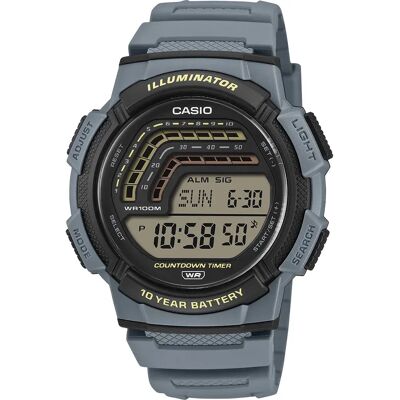 Casio Montre Ws-1800 44.2mm 10atm Quartz Digital Navy Blue / Grey / Blue / Resin One Size - Publicité Casio Montre Ws-1800 44.2mm 10atm Quartz Digital Navy Blue / Grey / Blue / Resin One Size - Publicité