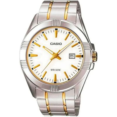 Casio Montre Mtp-1308sg-7a 48.9mm 5atm Quartz Analogical Grey / White / Mineral One Size Homme - Publicité Casio Montre Mtp-1308sg-7a 48.9mm 5atm Quartz Analogical Grey / White / Mineral One Size Homme - Publicité