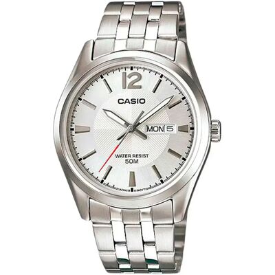 Casio Montre Mtp1335d7avdf 44.3mm 5atm Quartz Analogical Grey / Grey / Mineral One Size Homme - Publicité Casio Montre Mtp1335d7avdf 44.3mm 5atm Quartz Analogical Grey / Grey / Mineral One Size Homme - Publicité