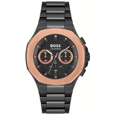 Boss Montre 1514090 45mm 5atm Quartz Analogic Black / Black / Mineral One Size Homme - Publicité Boss Montre 1514090 45mm 5atm Quartz Analogic Black / Black / Mineral One Size Homme - Publicité