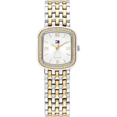 Tommy Hilfiger Montre Pour Femme Abby 22mm 3atm Quartz Analogical Silver / Gold / Silver / Mineral One Size - Publicité Tommy Hilfiger Montre Pour Femme Abby 22mm 3atm Quartz Analogical Silver / Gold / Silver / Mineral One Size - Publicité
