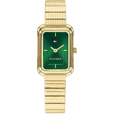 Tommy Hilfiger Montre Pour Femme Daisy 20.5x28.8mm 3atm Quartz Analogical Gold / Emerald Green / Mineral One Size - Publicité Tommy Hilfiger Montre Pour Femme Daisy 20.5x28.8mm 3atm Quartz Analogical Gold / Emerald Green / Mineral One Size - Publicité