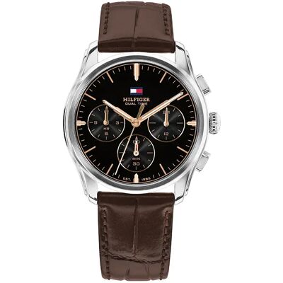 Tommy Hilfiger Montre The Empire 38mm 5atm Quartz Analogical Brown / Black / Mineral One Size - Publicité Tommy Hilfiger Montre The Empire 38mm 5atm Quartz Analogical Brown / Black / Mineral One Size - Publicité