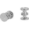 Hackett Bachelor Stud Cufflinks Argenté Homme Argenté One Size male