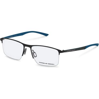 Porsche Design Lunettes P8752 Square Black / Blue 145/57 mm - Publicité Porsche Design Lunettes P8752 Square Black / Blue 145/57 mm - Publicité