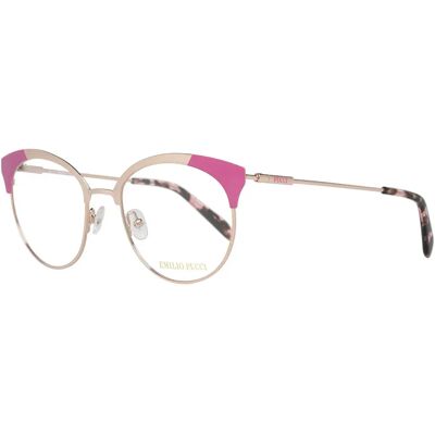Pucci Lunettes Pour Femme Ep5086-52028 Golden 140/52 mm - Publicité Pucci Lunettes Pour Femme Ep5086-52028 Golden 140/52 mm - Publicité