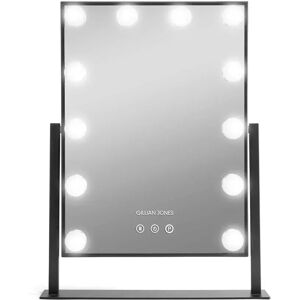 Miroir de maquillage LED Gillian Jones - Noir - 48x40cm - Publicité Miroir de maquillage LED Gillian Jones - Noir - 48x40cm - Publicité