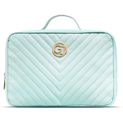 Gillian Jones Ensemble D´accessoires De Beauté 2-room Traincase-ocean Blue One Size female - Publicité Gillian Jones Ensemble D´accessoires De Beauté 2-room Traincase-ocean Blue One Size female - Publicité