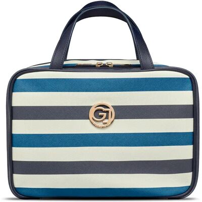 Gillian Jones Ensemble D´accessoires De Beauté Hangup Function Dark Blue/white Stripes Dark Blue / White One Size female - Publicité Gillian Jones Ensemble D´accessoires De Beauté Hangup Function Dark Blue/white Stripes Dark Blue / White One Size female - Publicité