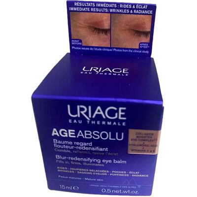Uriage Contour Des Yeux Age Absolu 15ml One Size - Publicité Uriage Contour Des Yeux Age Absolu 15ml One Size - Publicité