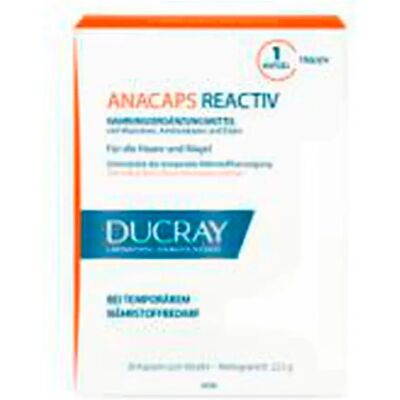 Ducray Anacaps Reactiv - Complément alimentaire contre la chute des cheveux - Publicité Ducray Anacaps Reactiv - Complément alimentaire contre la chute des cheveux - Publicité