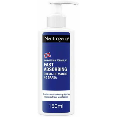 Neutrogena Crème Pour Les Mains Fast Absorbing Light Texture 150ml One Size - Publicité Neutrogena Crème Pour Les Mains Fast Absorbing Light Texture 150ml One Size - Publicité