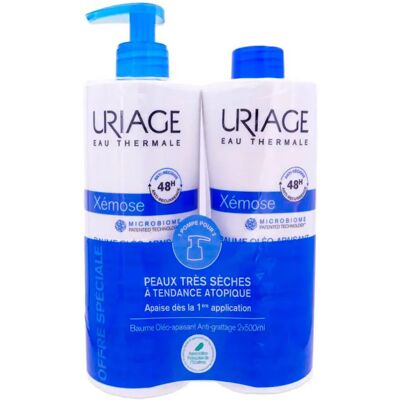Crème corporelle Xemose d’Uriage - Hypoallergénique, 2x500ml - Publicité Crème corporelle Xemose d’Uriage - Hypoallergénique, 2x500ml - Publicité