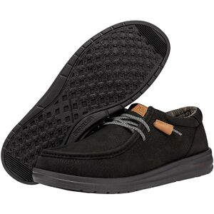 Hey Dude Wally Grip Craft Leather Shoes Noir EU 43 Homme Noir EU 43 male