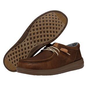 Hey Dude Wally Grip Craft Leather Shoes Marron EU 41 Homme Marron EU 41 male