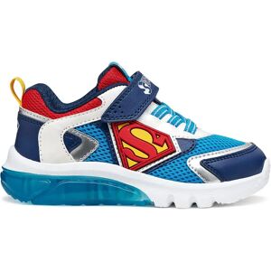 Geox Baskets Sans Lacets Ciberdron Light Blue / Red EU 28 Garçon - Publicité Geox Baskets Sans Lacets Ciberdron Light Blue / Red EU 28 Garçon - Publicité