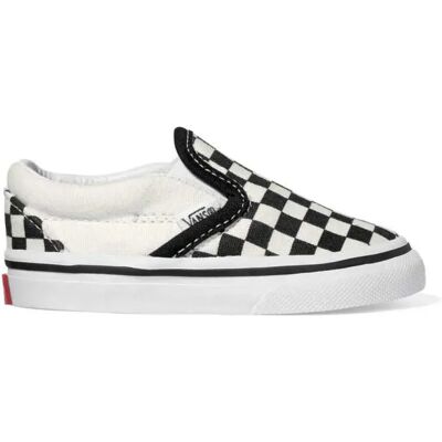 Vans Baskets Sans Lacets Classic Black And White Checker / White EU 18 Garçon,Fille - Publicité Vans Baskets Sans Lacets Classic Black And White Checker / White EU 18 Garçon,Fille - Publicité