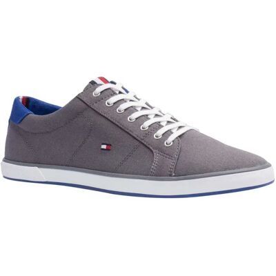 Tommy Hilfiger Baskets Canvas Lace Up Steel Grey EU 47 Homme - Publicité Tommy Hilfiger Baskets Canvas Lace Up Steel Grey EU 47 Homme - Publicité