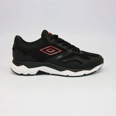 Umbro Baskets Impulsa Black / Cherry Tomato EU 41 Homme - Publicité Umbro Baskets Impulsa Black / Cherry Tomato EU 41 Homme - Publicité
