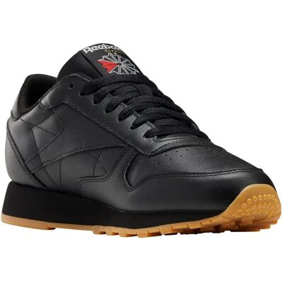 Reebok Classics Baskets Leather Core Black / Pure Grey / Reebok Rubber Gum-02 EU 36 Homme,Femme - Publicité Reebok Classics Baskets Leather Core Black / Pure Grey / Reebok Rubber Gum-02 EU 36 Homme,Femme - Publicité