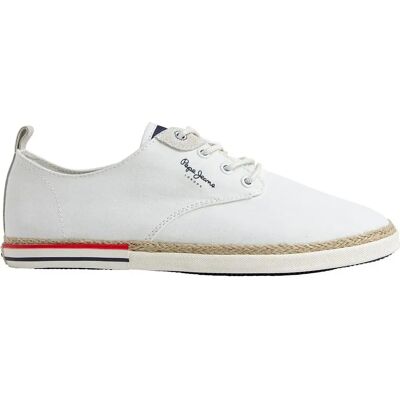 Pepe Jeans Baskets Maoui Surf White EU 41 - Publicité Pepe Jeans Baskets Maoui Surf White EU 41 - Publicité