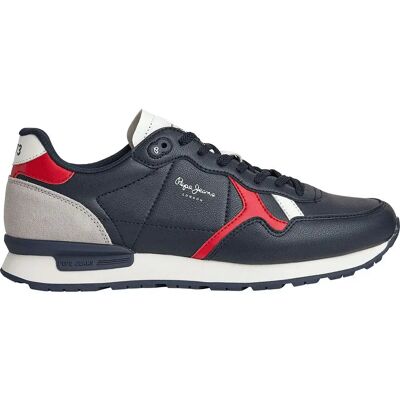 Pepe Jeans Baskets Brit Basic M Navy EU 46 - Publicité Pepe Jeans Baskets Brit Basic M Navy EU 46 - Publicité