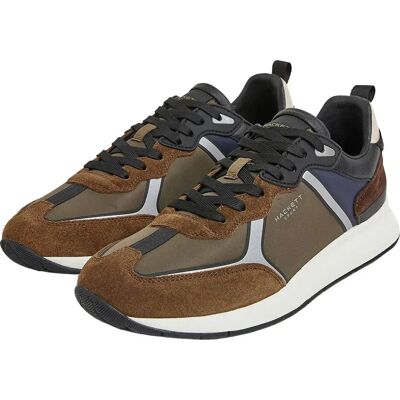 Hackett Baskets H-runner Phil Khaki Green EU 41 Homme - Publicité Hackett Baskets H-runner Phil Khaki Green EU 41 Homme - Publicité