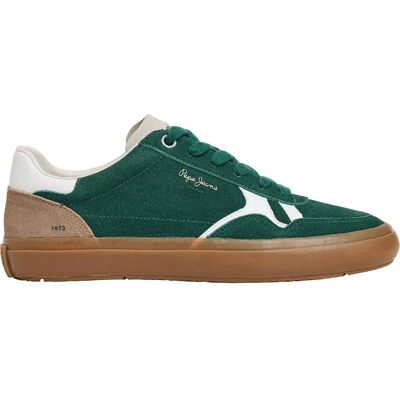 Pepe Jeans Baskets Travis Free Ivy Green EU 42 - Publicité Pepe Jeans Baskets Travis Free Ivy Green EU 42 - Publicité