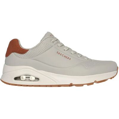 Skechers Baskets Uno Pumice Stone Natural Durabuck / Chestnut Suede / Mesh Trim EU 44 Homme - Publicité Skechers Baskets Uno Pumice Stone Natural Durabuck / Chestnut Suede / Mesh Trim EU 44 Homme - Publicité