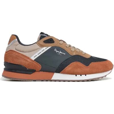 Pepe Jeans Baskets London Grade Autumn Leaf Orange EU 42 Homme - Publicité Pepe Jeans Baskets London Grade Autumn Leaf Orange EU 42 Homme - Publicité