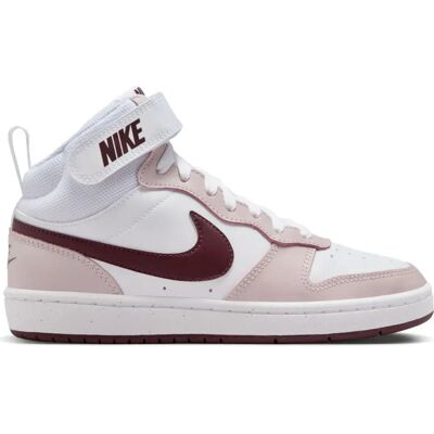 Nike Baskets Court Borough White / Light Grey EU 36 1/2 - Publicité Nike Baskets Court Borough White / Light Grey EU 36 1/2 - Publicité