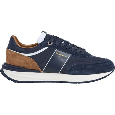 Pepe Jeans Baskets Buster Serie Navy EU 40 Homme - Publicité Pepe Jeans Baskets Buster Serie Navy EU 40 Homme - Publicité