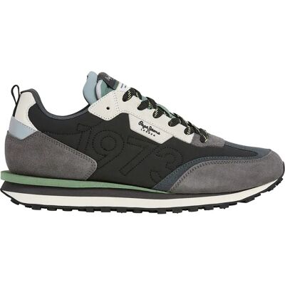 Pepe Jeans Baskets Foster Connected Ebonised Grey EU 43 Homme - Publicité Pepe Jeans Baskets Foster Connected Ebonised Grey EU 43 Homme - Publicité